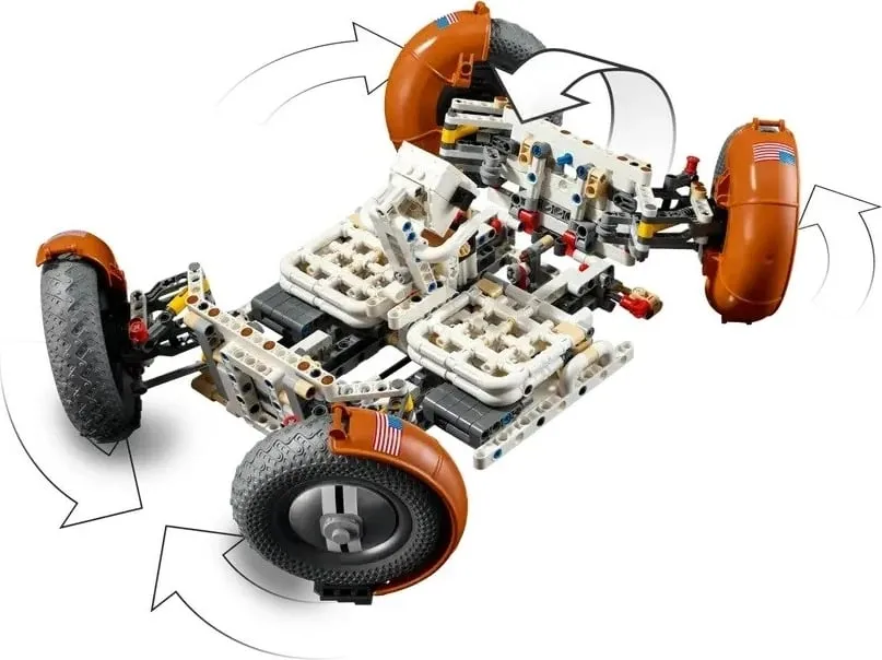 Set LEGO Technic 42182 NASA Apollo Lunar Roving Vehicle - 5