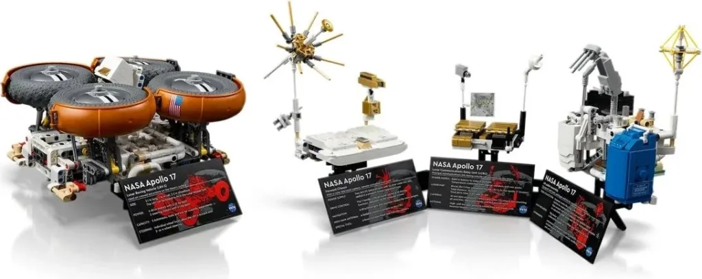 Set LEGO Technic 42182 NASA Apollo Lunar Roving Vehicle - 7