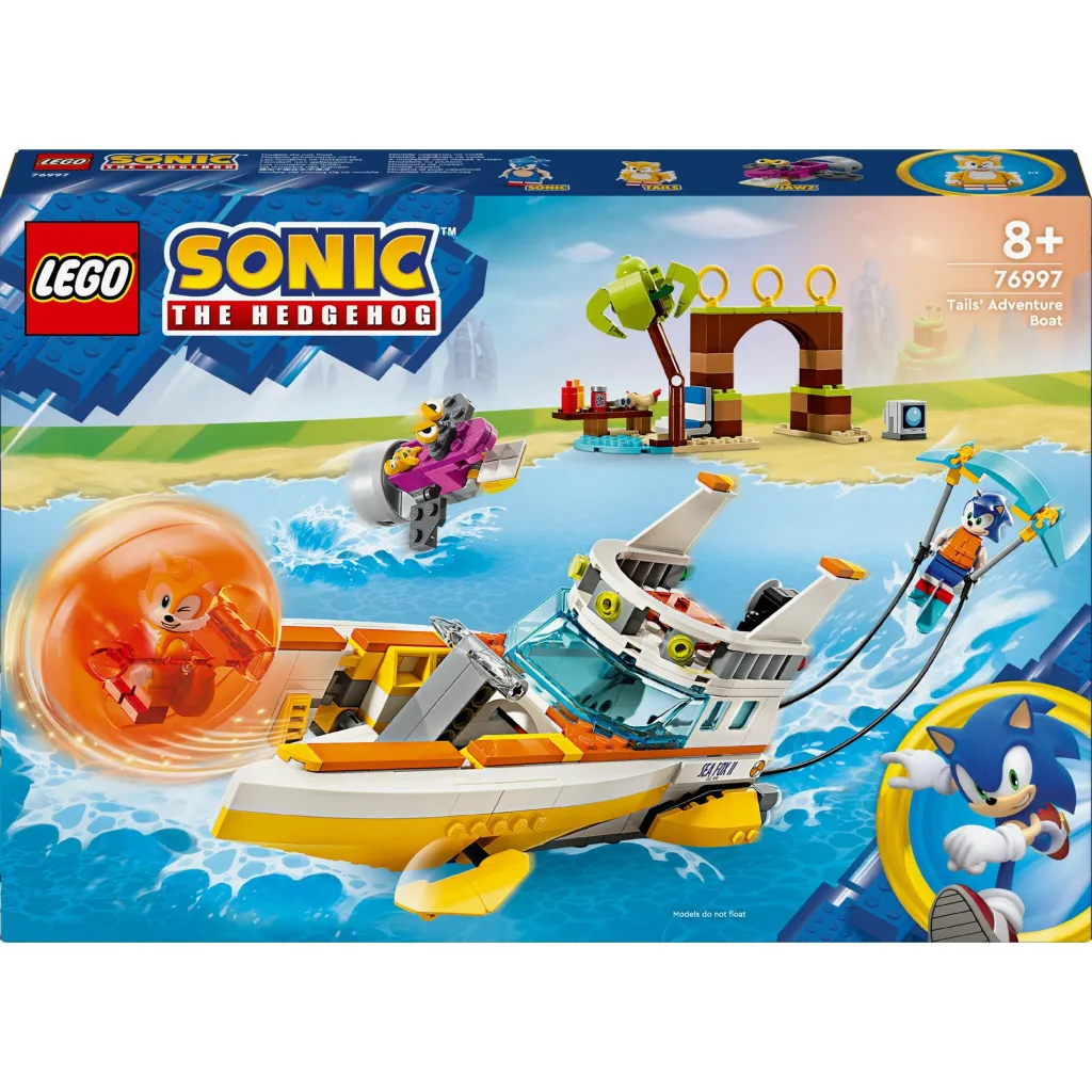 Set LEGO Sonic the Hedgehog 76997 Tail's Adventure Boat - 1