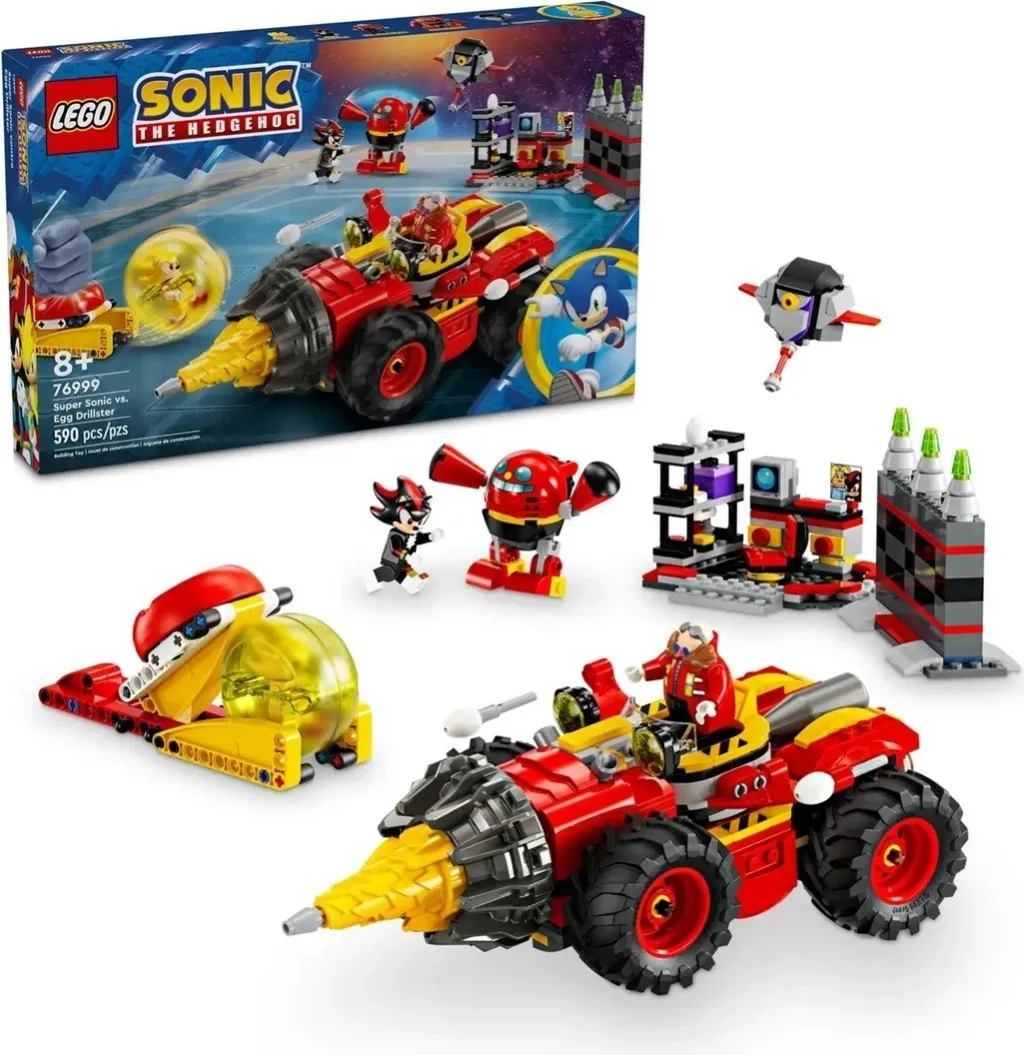 Set LEGO Sonic the Hedgehog 76999 Super Sonic VS Egg Drillster - 1