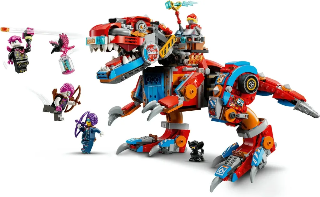 Set ndërtimi LEGO DREAMZzz 71484 Cooper's Dino-Mech C-Rex, shumëngjyrësh - 11