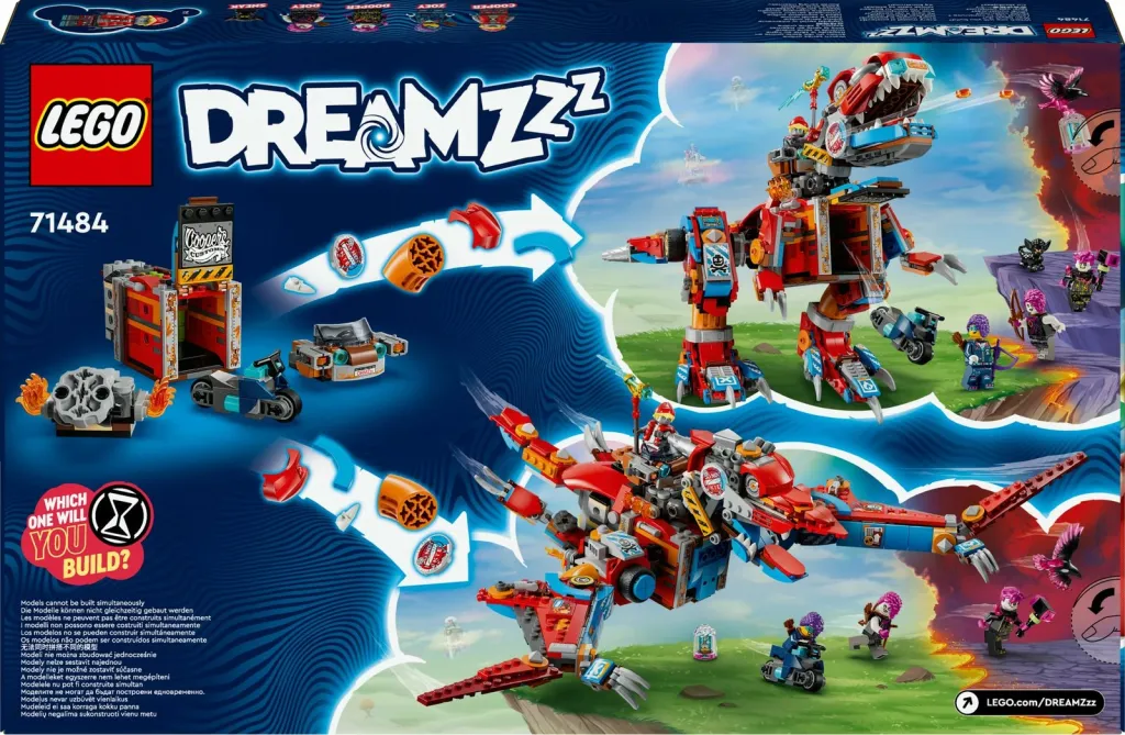Set ndërtimi LEGO DREAMZzz 71484 Cooper's Dino-Mech C-Rex, shumëngjyrësh - 3