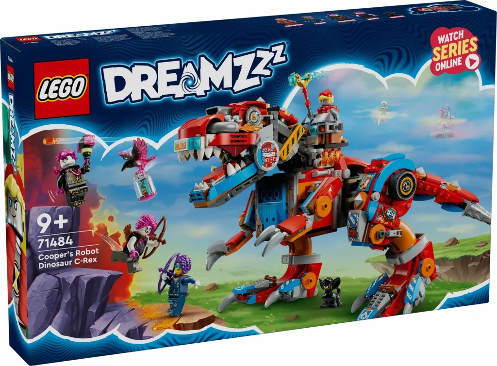 Set ndërtimi LEGO DREAMZzz 71484 Cooper's Dino-Mech C-Rex, shumëngjyrësh - 4