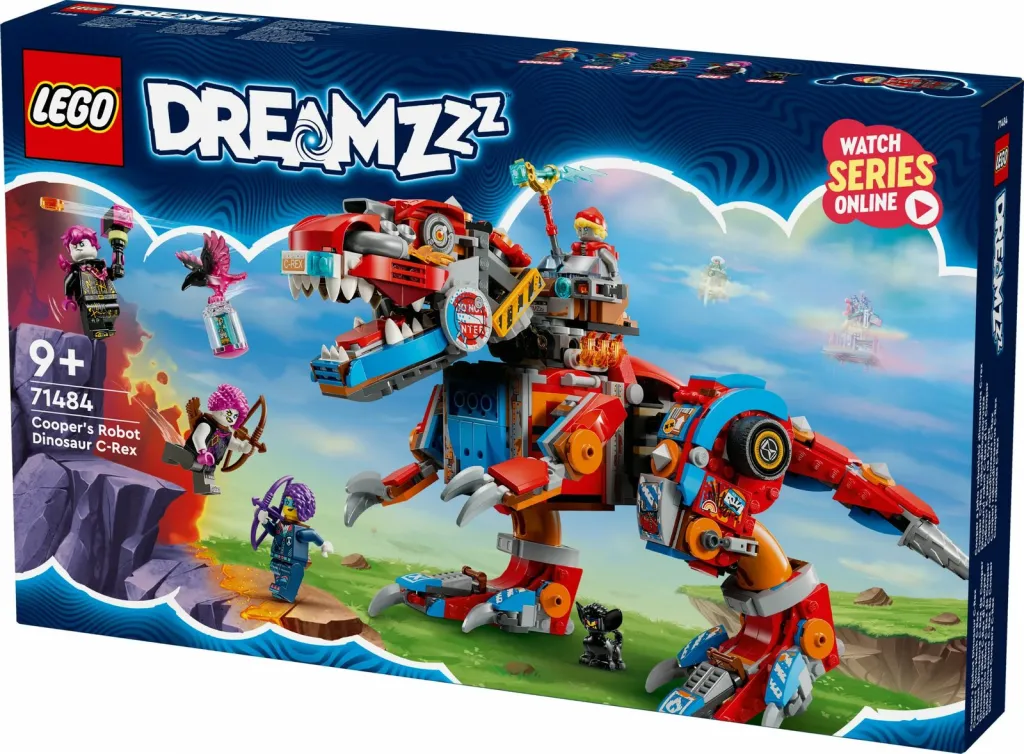 Set ndërtimi LEGO DREAMZzz 71484 Cooper's Dino-Mech C-Rex, shumëngjyrësh - 5