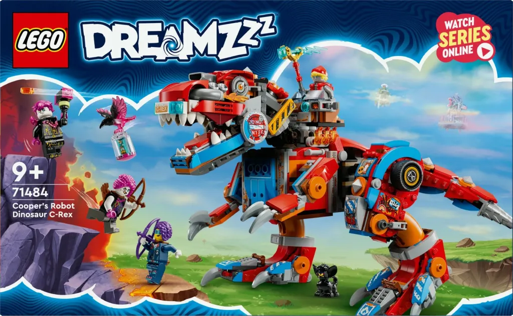 Set ndërtimi LEGO DREAMZzz 71484 Cooper's Dino-Mech C-Rex, shumëngjyrësh - 6