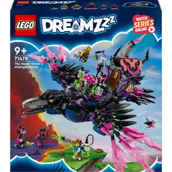 Set ndërtimi LEGO DREAMZzz 71478, korbi i Nimmerhexe, shumëngjyrësh