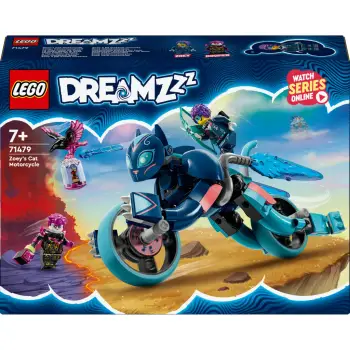 Set ndërtimi LEGO DREAMZzz 71479 Zoey's Cat Motorcycle, 226 pjesë, shumëngjyrësh