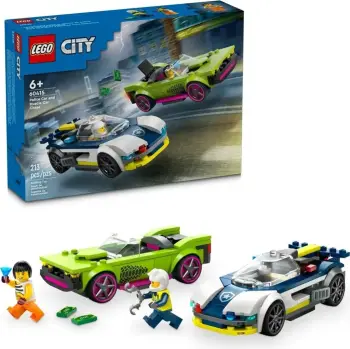 Set LEGO City 60415 Police Car and Muscle Car Chase