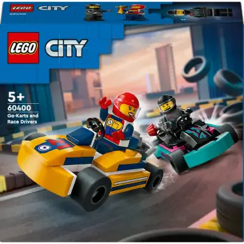 Set LEGO City 60400 Go-Karts dhe Garues