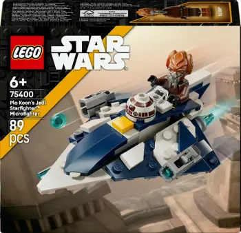 Set LEGO Star Wars 75400 Plo Koon's Jedi Starfighter Microfighter, 89 pjesë