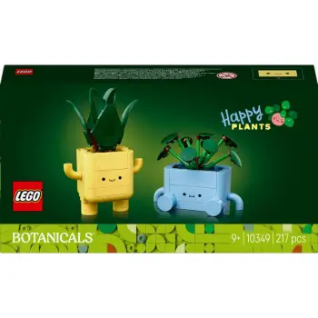 Set LEGO BOTANICALS Happy Plants 10349, 217 pjesë