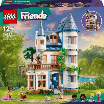 Set ndërtimi LEGO Friends 42638, kështjellë me akomodim, shumëngjyrësh