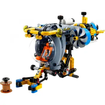 Set ndërtimi LEGO Technic 42201, nëndetëse kërkimore, 413 pjesë, multikolor