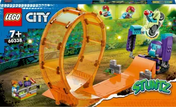 Set ndërtimi LEGO City Smashing Chimpanzee Stunt Loop, 226 pjesë, Multingjyrësh