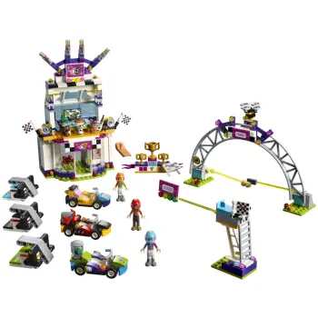 Set ndërtimi LEGO Friends The Big Race Day 41352, 648 pjesë