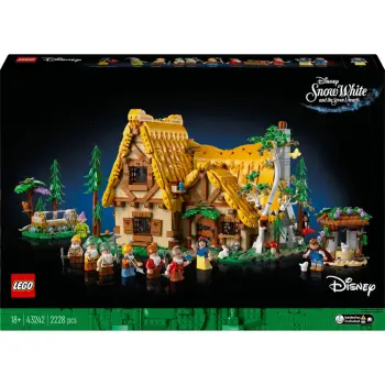Set ndërtimi LEGO Disney Borëbardha dhe Shtatë Xhuxhat, 2228 pjesë, Multingjyrësh