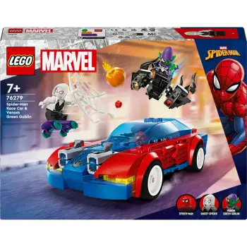 LEGO 76279 Marvel Super Heroes Spider-Man’s Racing Car & Venom Green Goblin