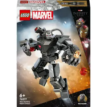 Set ndërtimi LEGO Marvel 76277 War Machine Mech Armour, 154 pjesë, multikolor