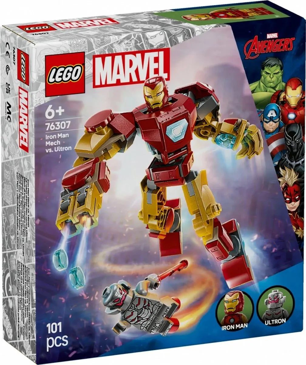 Set LEGO Marvel 76307 Iron Man Mech vs. Ultron - 1