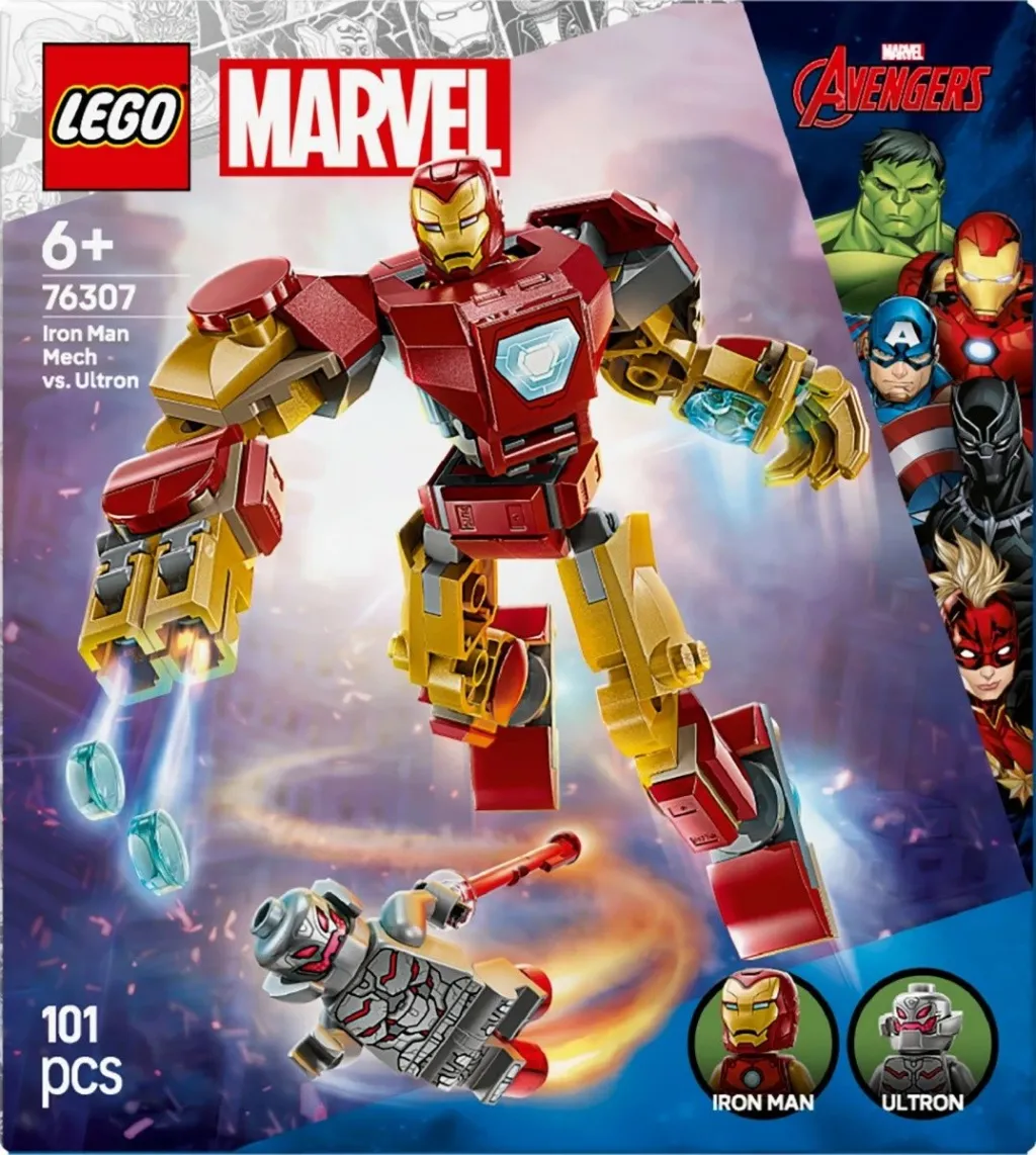 Set LEGO Marvel 76307 Iron Man Mech vs. Ultron - 3