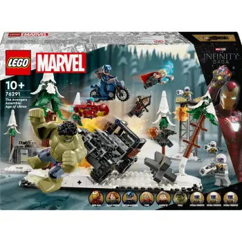 Set ndërtimi LEGO Marvel 76291 Avengers Assemble: Age of Ultron, 613 pjesë, multikolor