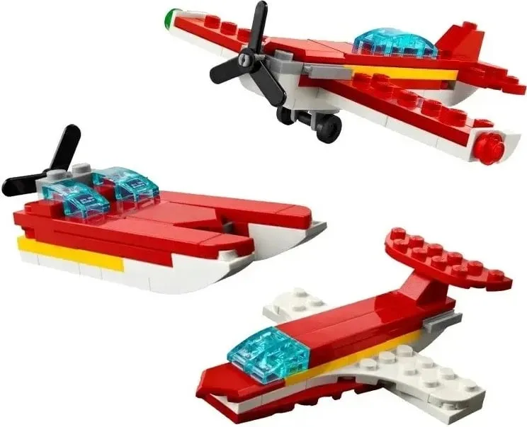 Set LEGO Creator 3 në 1, Iconic Red Plane, 30669, 51 pjesë - 1