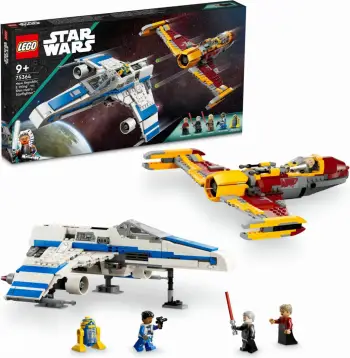 Set ndërtimi LEGO Star Wars Republic E-Wing vs Shin Hati’s Starfighter 1056 pjesë, shumëngjyrësh