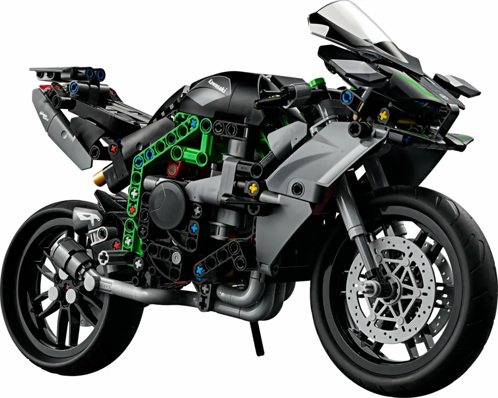 Set ndërtimi LEGO Technic Kawasaki Ninja H2R, 643 pjesë, shumëngjyrësh - 2