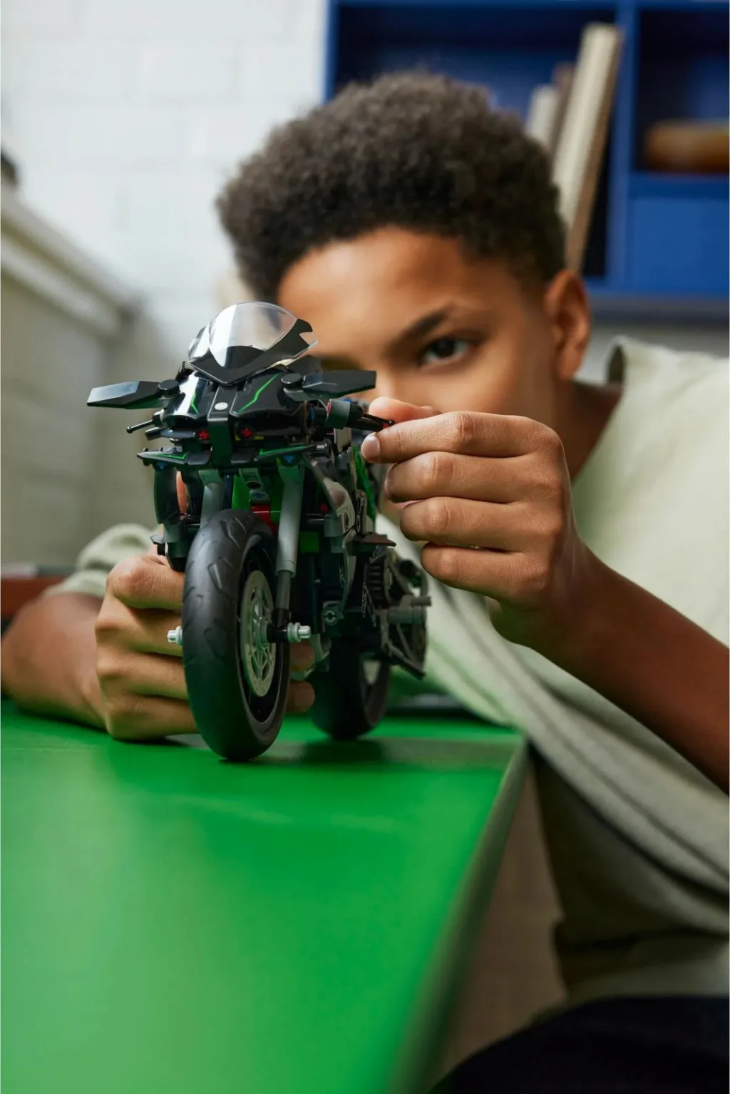 Set ndërtimi LEGO Technic Kawasaki Ninja H2R, 643 pjesë, shumëngjyrësh - 12