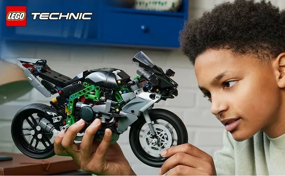 Set ndërtimi LEGO Technic Kawasaki Ninja H2R, 643 pjesë, shumëngjyrësh - 15