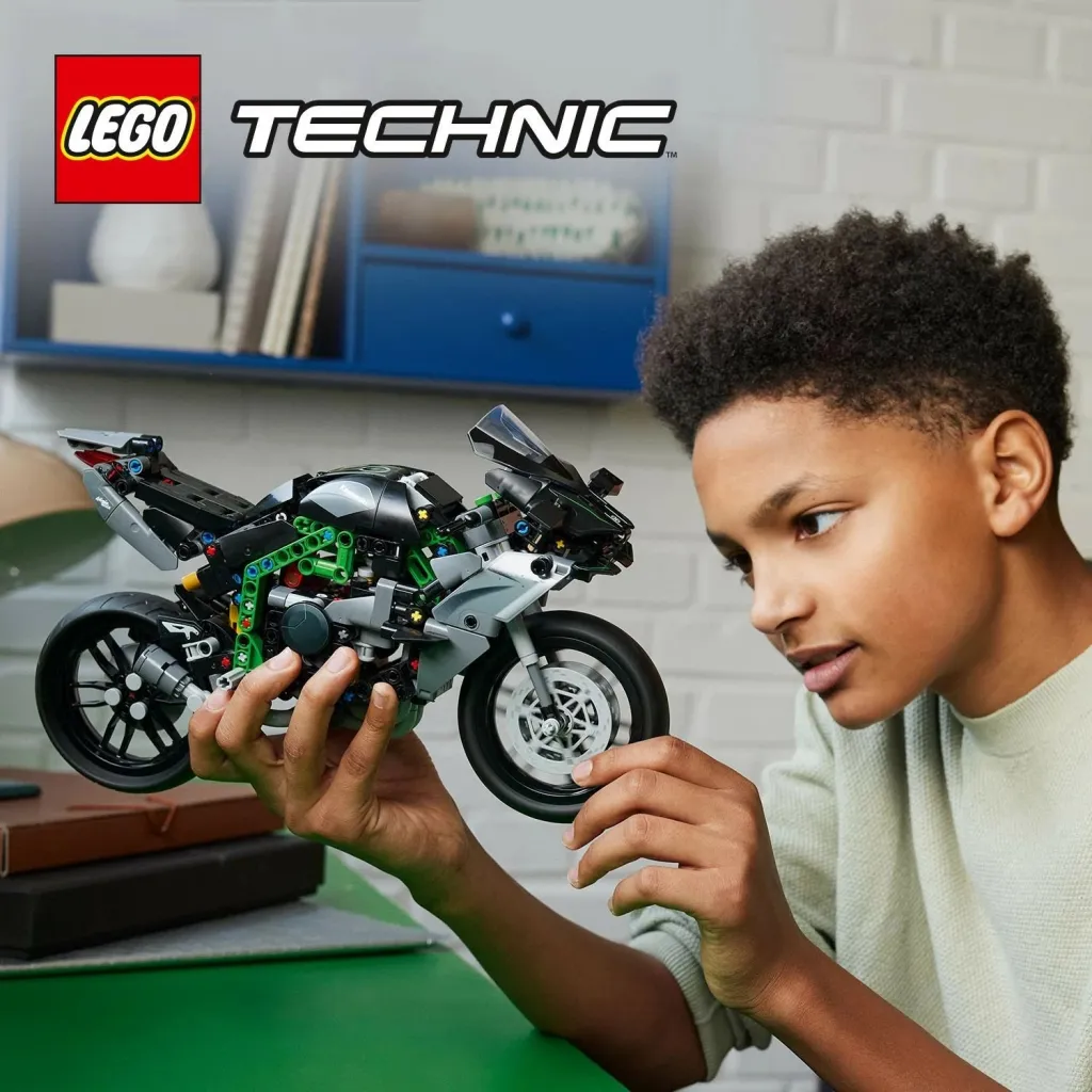 Set ndërtimi LEGO Technic Kawasaki Ninja H2R, 643 pjesë, shumëngjyrësh - 16