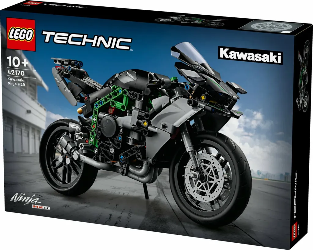 Set ndërtimi LEGO Technic Kawasaki Ninja H2R, 643 pjesë, shumëngjyrësh - 19