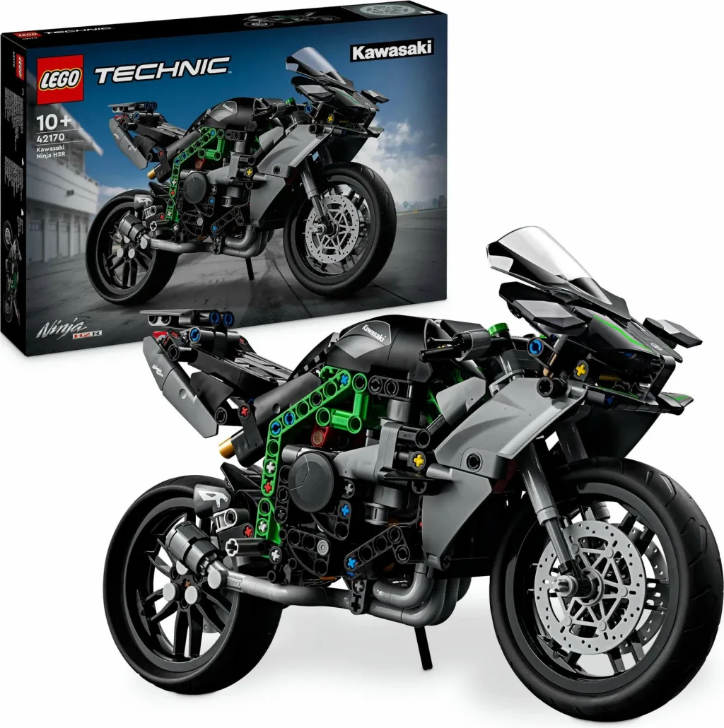 Set ndërtimi LEGO Technic Kawasaki Ninja H2R, 643 pjesë, shumëngjyrësh - 22
