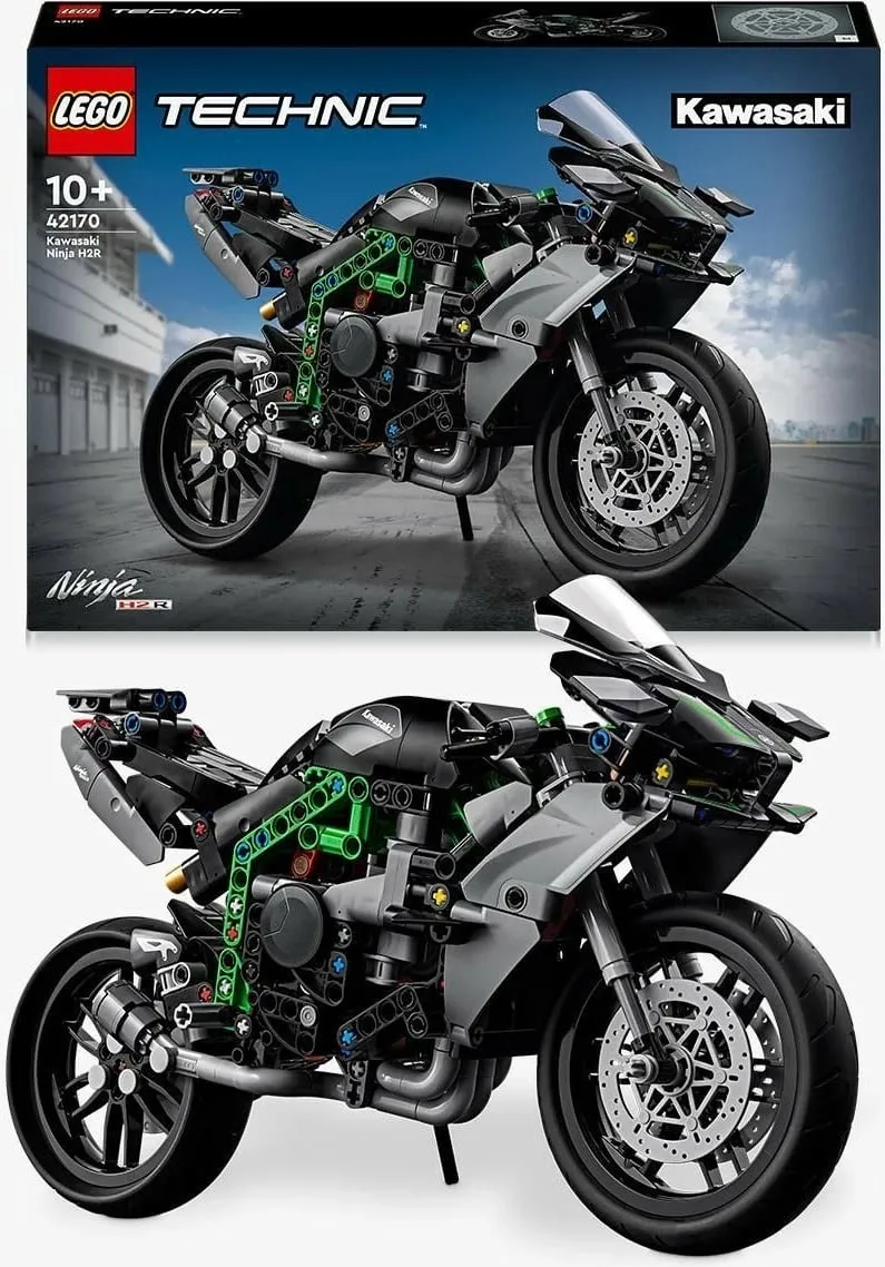 Set ndërtimi LEGO Technic Kawasaki Ninja H2R, 643 pjesë, shumëngjyrësh - 23
