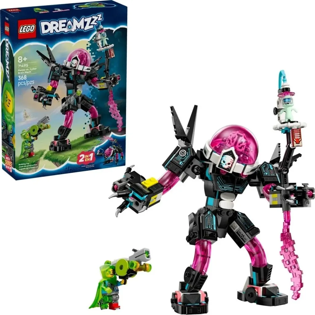Set LEGO DREAMZZZ Mateo vs. Cyber Brain Mech, 71495, 8+ vjeç - 2