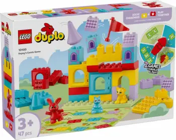Set lodrash LEGO DUPLO Hopsy's Castle Game, 47 pjesë, shumëngjyrëshe
