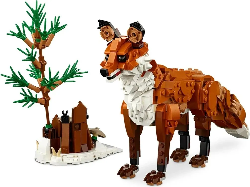 Set LEGO Creator 3-in-1 31154 Kafshët e pyllit: Dhelpra e kuqe - 4
