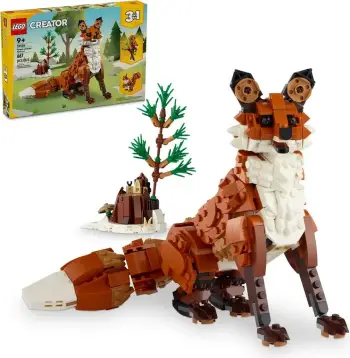 Set LEGO Creator 3-in-1 31154 Kafshët e pyllit: Dhelpra e kuqe