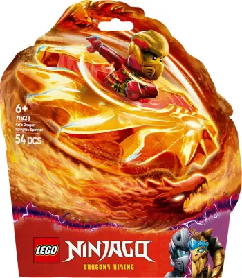 Lodër LEGO NINJAGO Kai's Dragon Spinjitzu Spinner, set ndërtimi, me 2 minifigura, shumëngjyrëshe