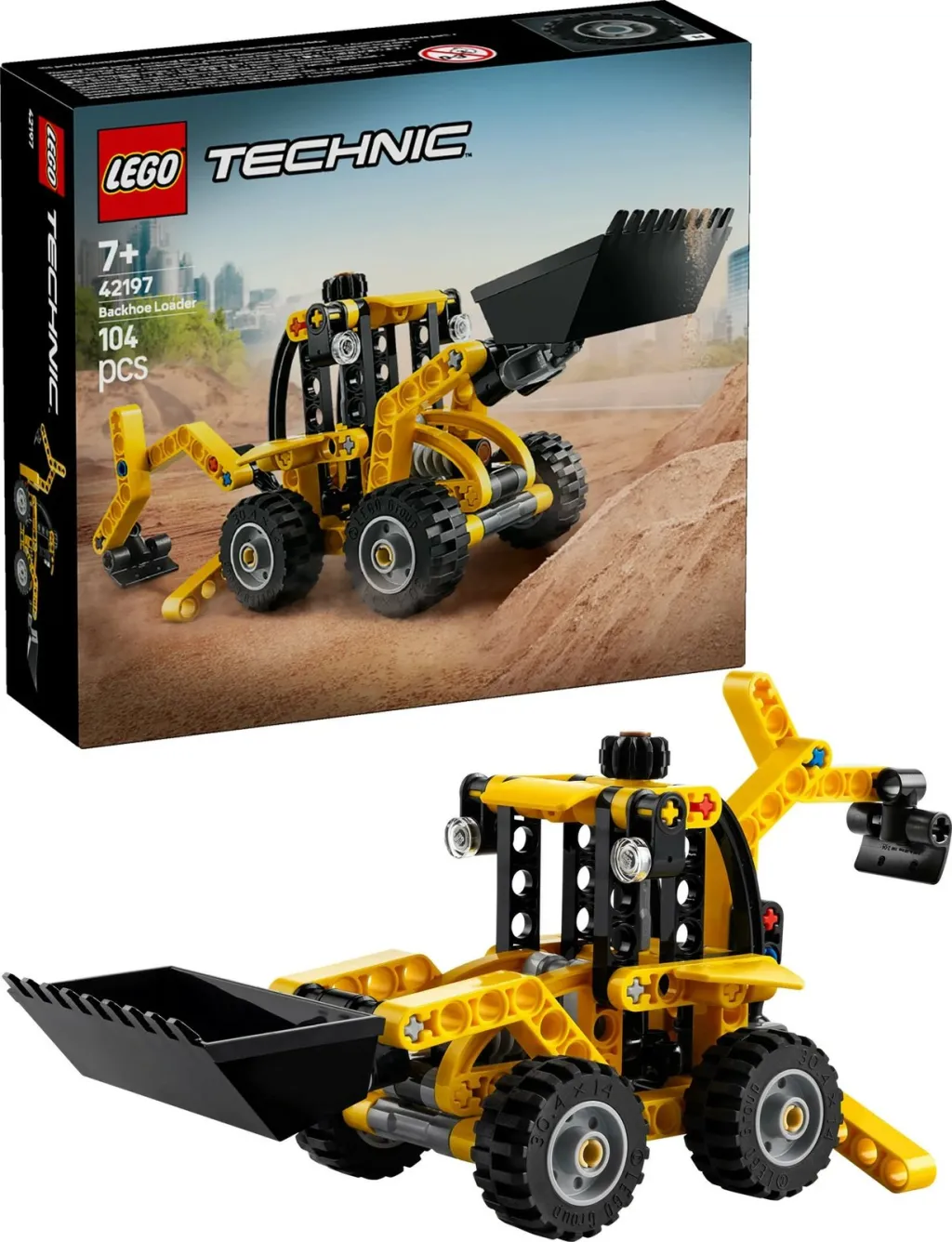 Set ndërtimi LEGO Technic 42197 Baggerlader, 104 pjesë, multikolor - 14