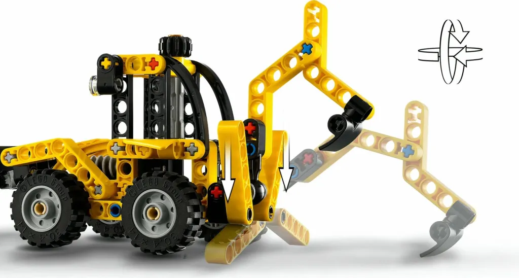 Set ndërtimi LEGO Technic 42197 Baggerlader, 104 pjesë, multikolor - 5