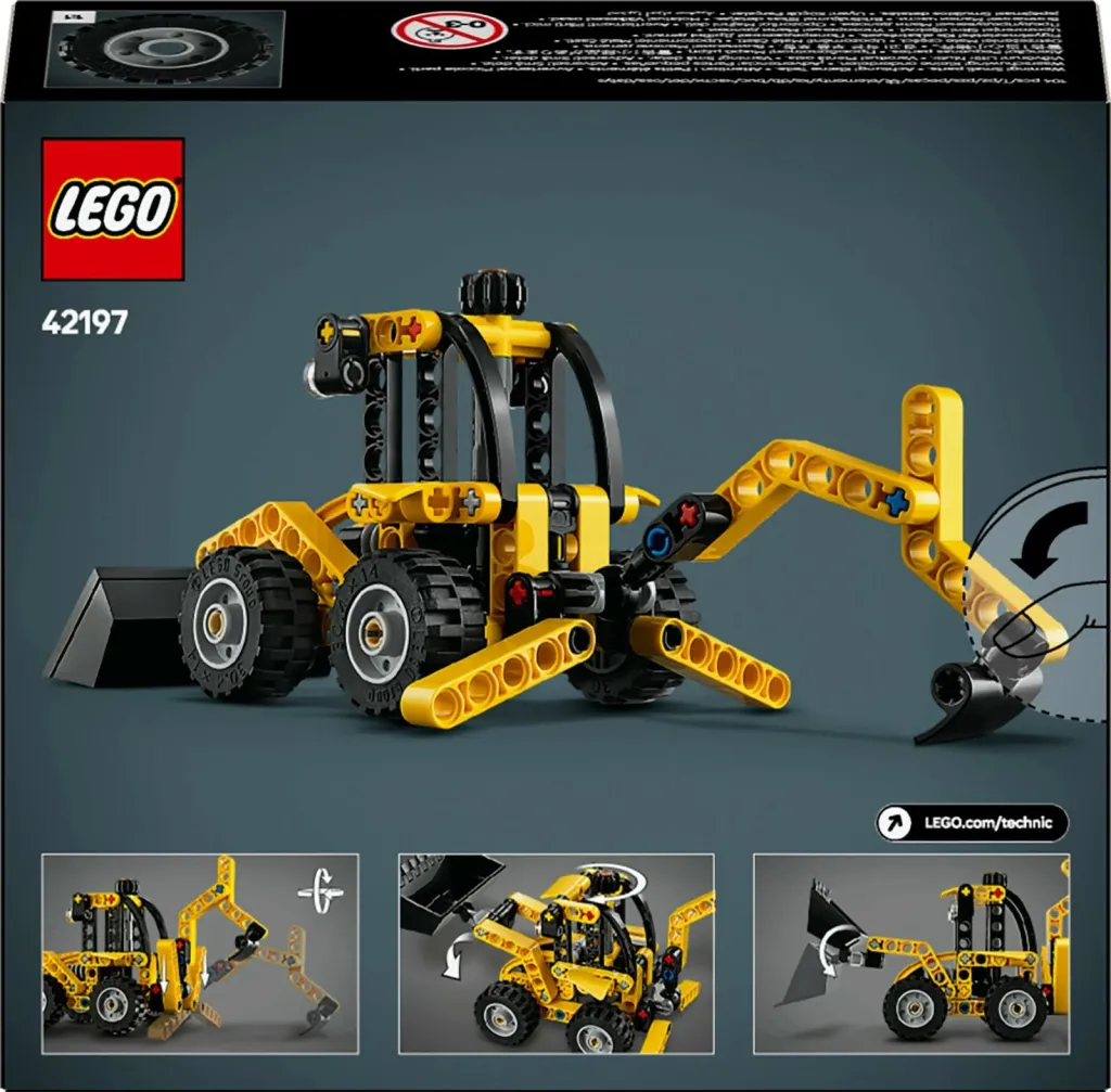 Set ndërtimi LEGO Technic 42197 Baggerlader, 104 pjesë, multikolor - 9
