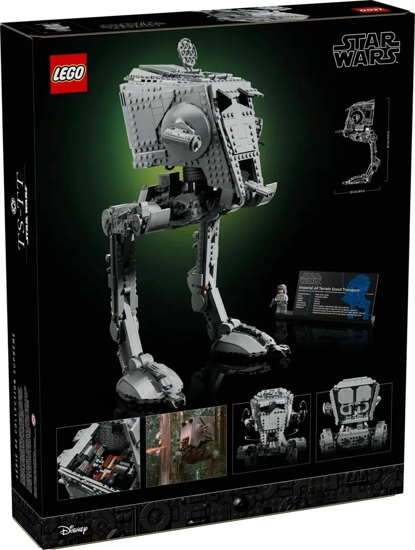 Set LEGO Star Wars AT-ST Walker 75417, për të rritur, me minifigurë, Gri - 2