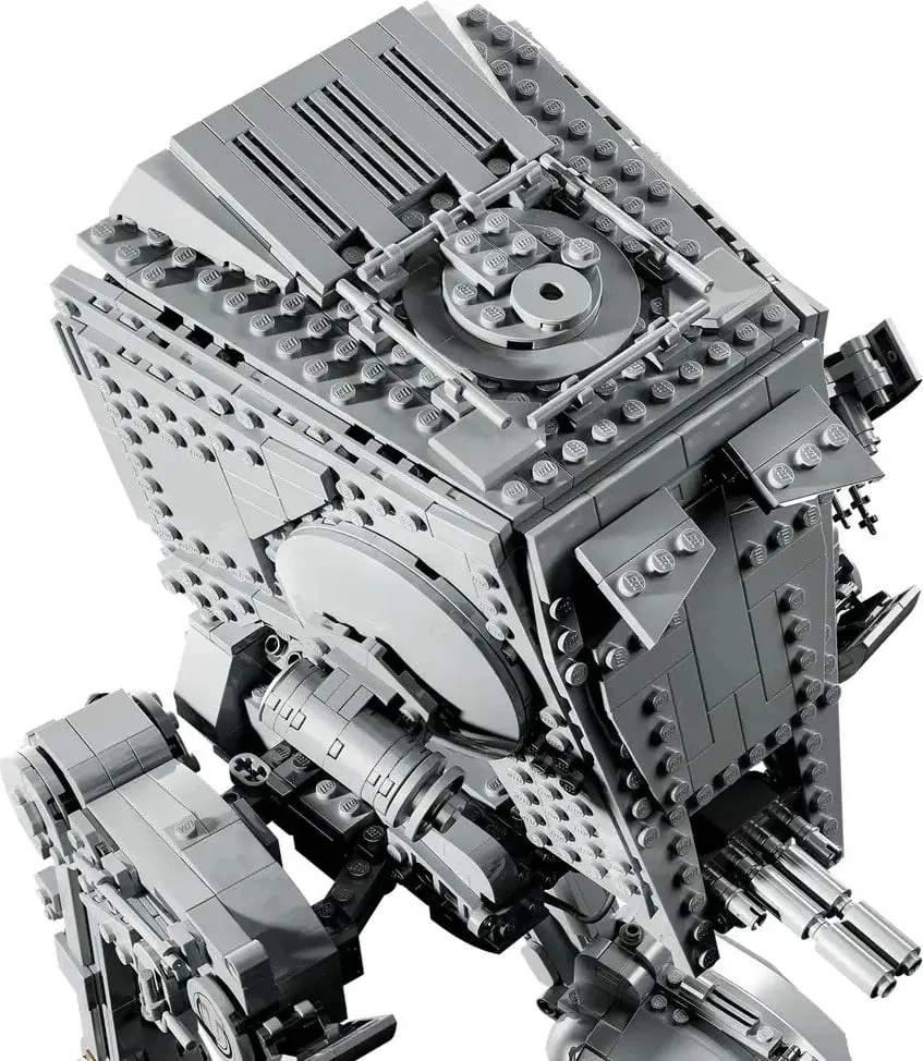 Set LEGO Star Wars AT-ST Walker 75417, për të rritur, me minifigurë, Gri - 5