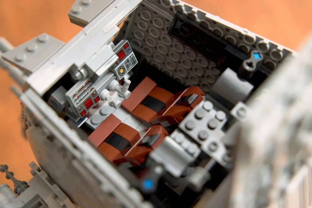 Set LEGO Star Wars AT-ST Walker 75417, për të rritur, me minifigurë, Gri - 8