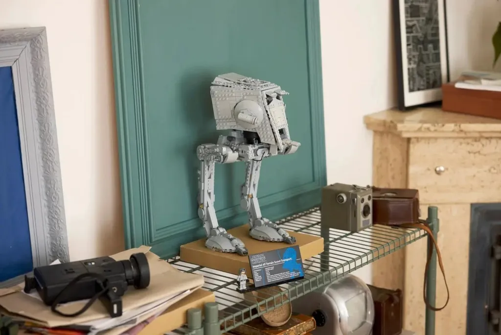 Set LEGO Star Wars AT-ST Walker 75417, për të rritur, me minifigurë, Gri - 10