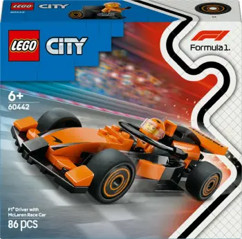 Set ndërtimi LEGO City 60442, McLaren F1, 86 pjesë, shumëngjyrësh