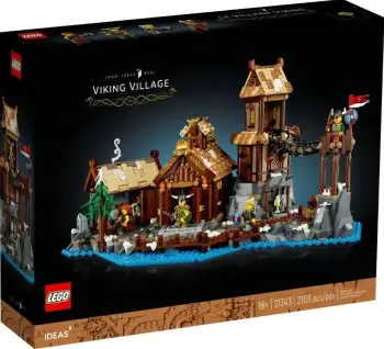 Set LEGO Ideas Viking Village 21343, 2103 copë, shumëngjyrësh