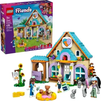 Lodër LEGO Friends 42651 Horse and Pet Vet Clinic, set ndërtimi, shumëngjyrëshe