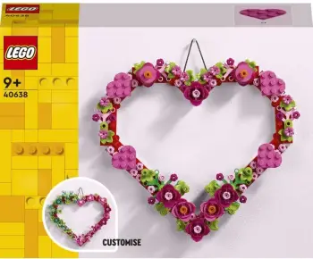 Dekor LEGO në formë zemre